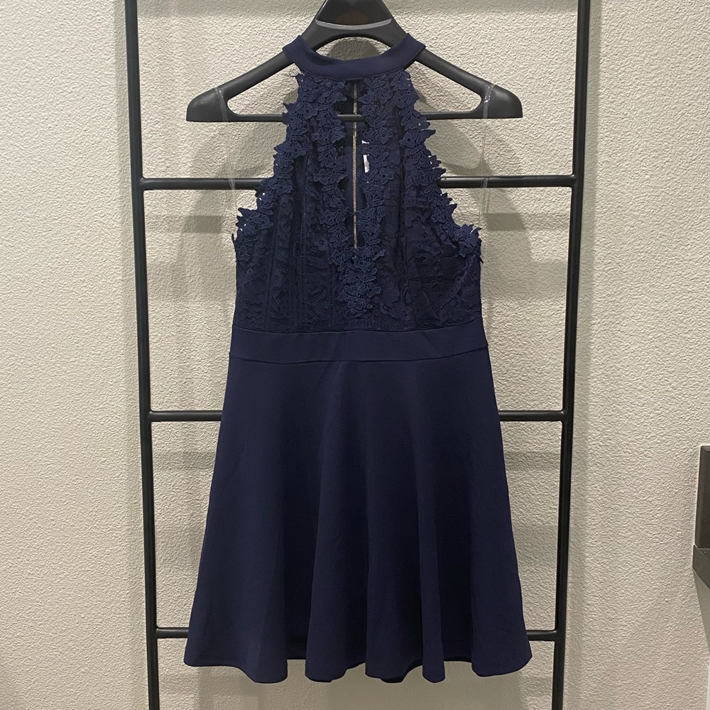 Navy Windsor Cocktail Dress